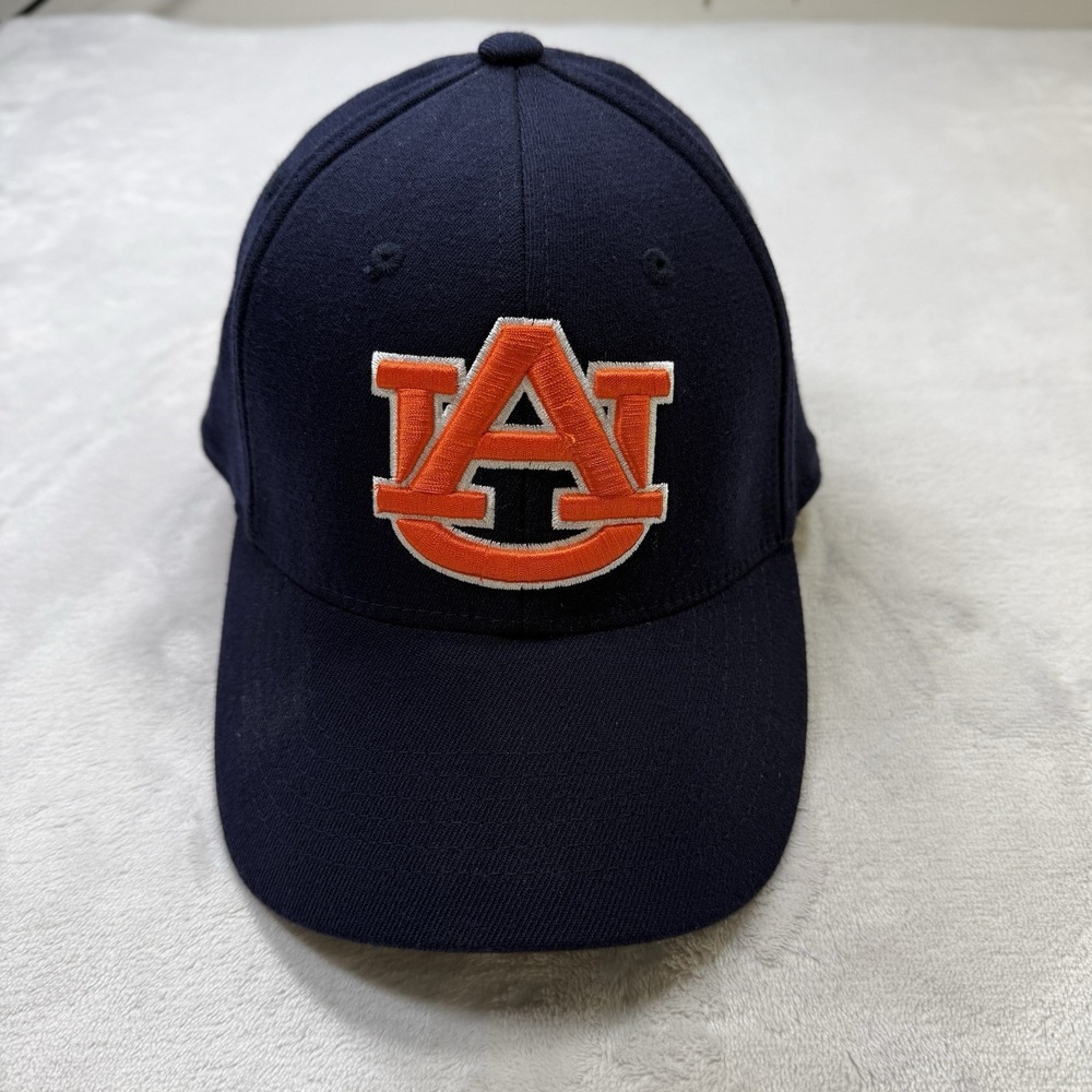 Auburn Tigers Top Of The World One Fit Stretch Hat Cap Navy NCAA